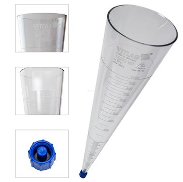 Phễu Imhoff nhựa Vitlab 1000ml