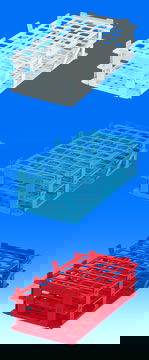 Giá đỡ ống nghiệm nhựa PP Vitlab đk 25mm 32 vị trí