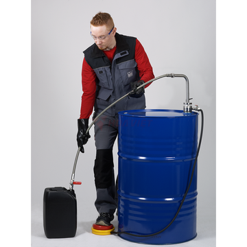 Bơm dung môi bằng chân Burkle dài 95cm có khóa Bơm dung môi bằng chân Burkle dài 95cm có khóa