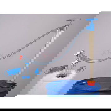 Bơm thùng kín khí Burkle PP kết nối 2x3/4”