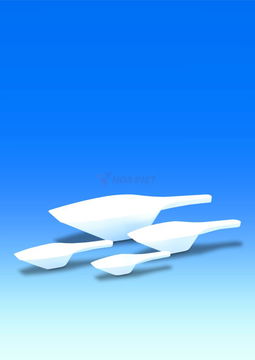 Muỗng nhựa PP Vitlab 50ml trắng Muỗng nhựa PP Vitlab 50ml trắng